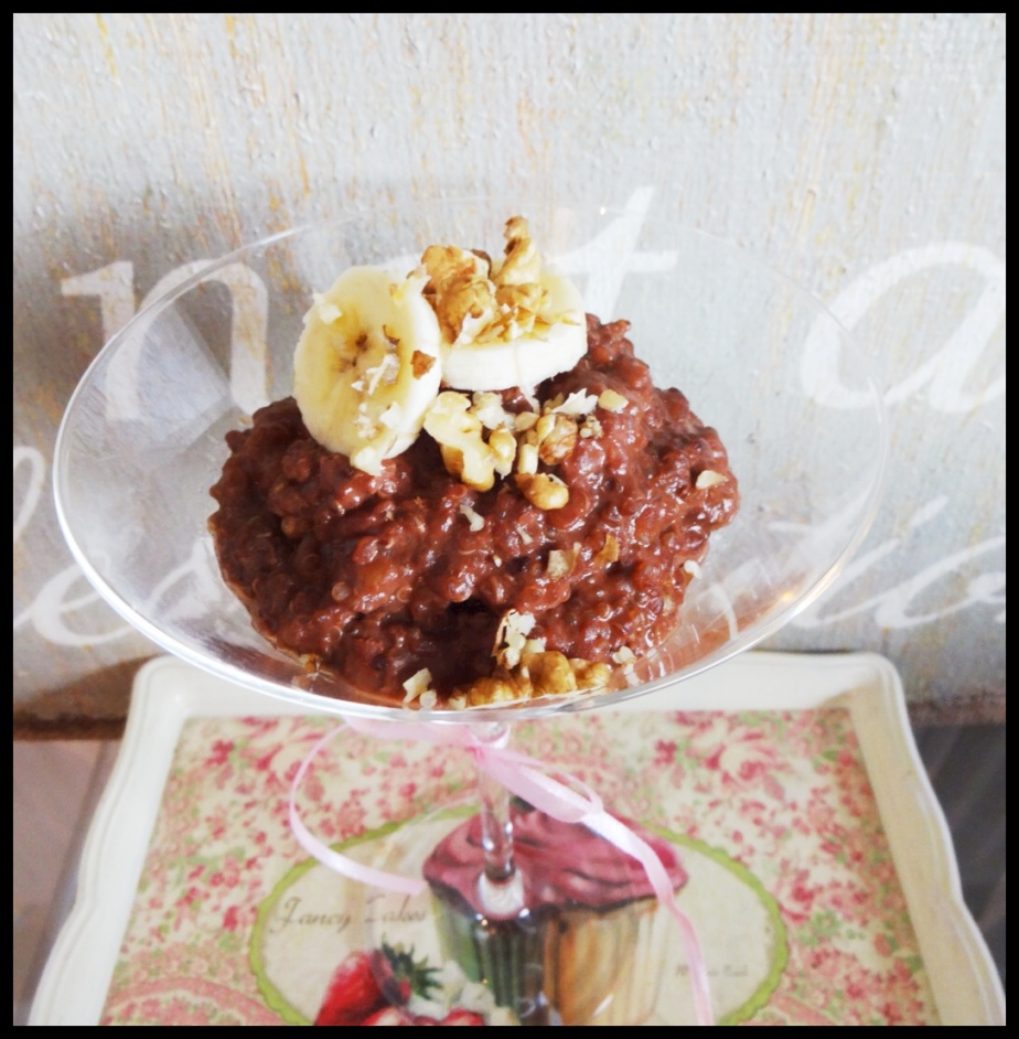 Healthy Chocolate Quinoa “Risotto”